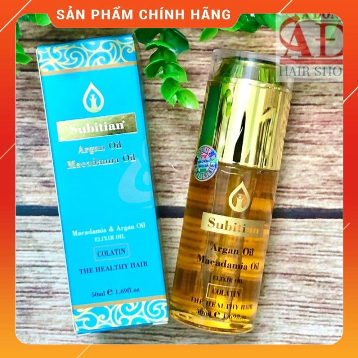 [Chính hãng] Tinh dầu Subitian Argan Oil Macadamia 50ml Italy