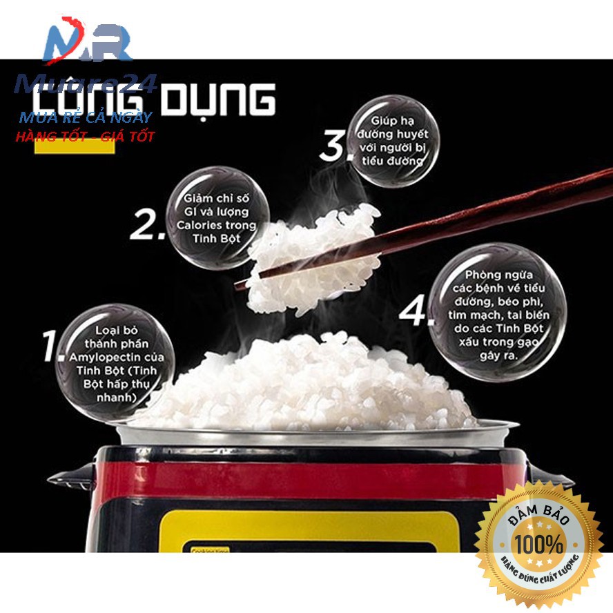 Nồi cơm tách đường Sharp 1.8 lít bảo hành 12 tháng | BigBuy360 - bigbuy360.vn