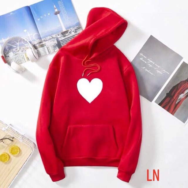 [FREESHIP ĐƠN TỪ 50K] Áo hoodie một tim giữa ngực LNG1119