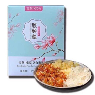 Trà dưỡng nhan- hộp 10goi nhựa đào-tuyết yến- bổ mễ