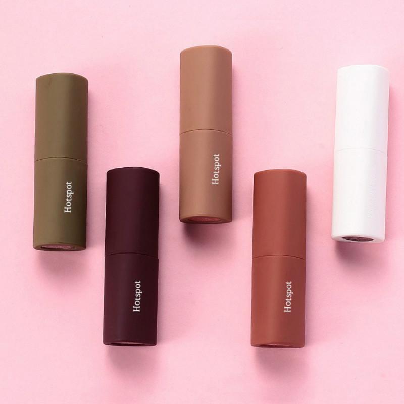 [Hàng mới về] Bộ 5 Son Môi Mini Dưỡng Ẩm Không Dính Cốc Màu Macaron | BigBuy360 - bigbuy360.vn