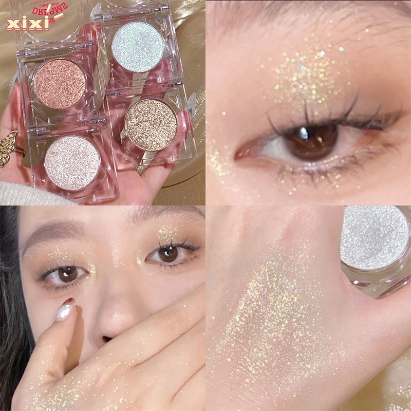 Bảng Phấn Mắt Tông Đất Màu Nhũ Ánh Ngọc Trai Lâu Trôi Chống Nước