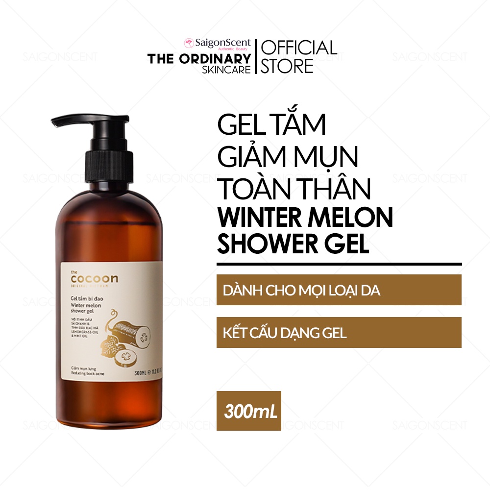 Gel tắm bí đao Cocoon ( 300mL )