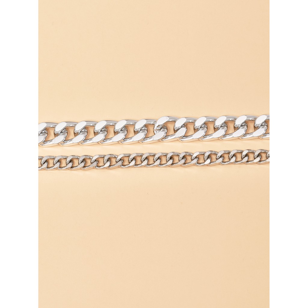 Set 2 Vòng Tay Kim Loại Cá Tính Dành Cho Nam Và Nữ | BigBuy360 - bigbuy360.vn