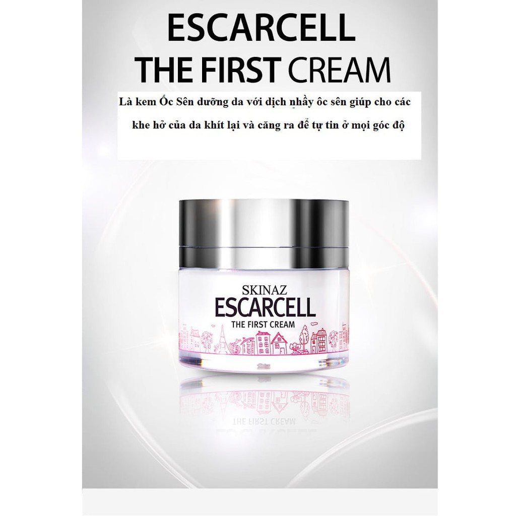 Kem Dưỡng Da Mặt Ốc Sên Skinaz Escarcell The First Cream
