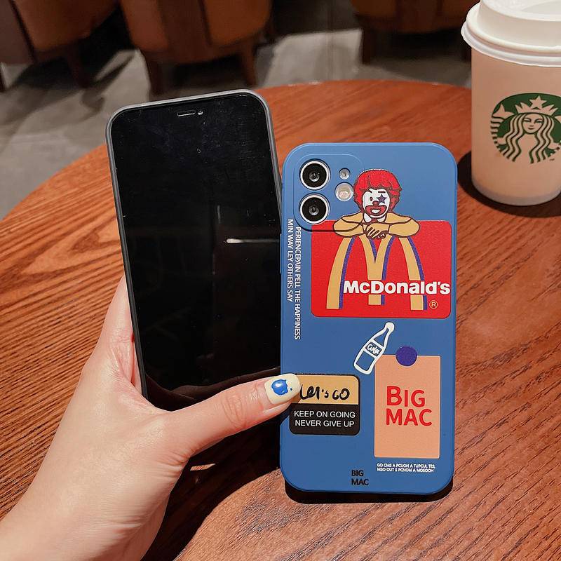 Ốp điện thoại  Starbucks McDonald's Ốp iphone 14 13 12 11 pro max  x xs xr xsmax  7Plus 8Plus 7 8 6 6s -G3M