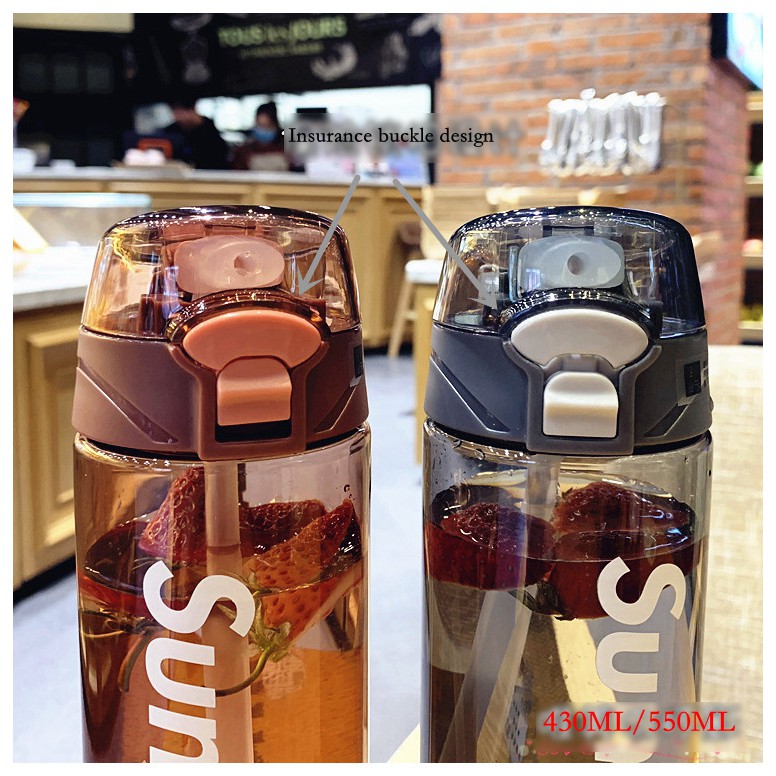 BÌnh đựng nước bằng nhựa nhiều màu tùy chọn phong cách Hàn Quốc | BigBuy360 - bigbuy360.vn