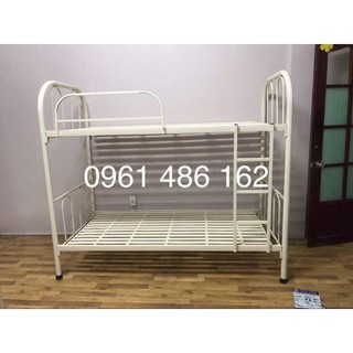 Giường tầng khung tròn - 1m2x2m - freeship hcm (hình thật)