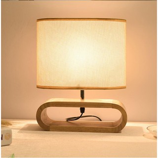 Đèn ngủ gỗ Decor trang trí nội thất BESTHOME nhẹ nhàng, tinh tế - Tặng kèm bóng LED chuyên dụng