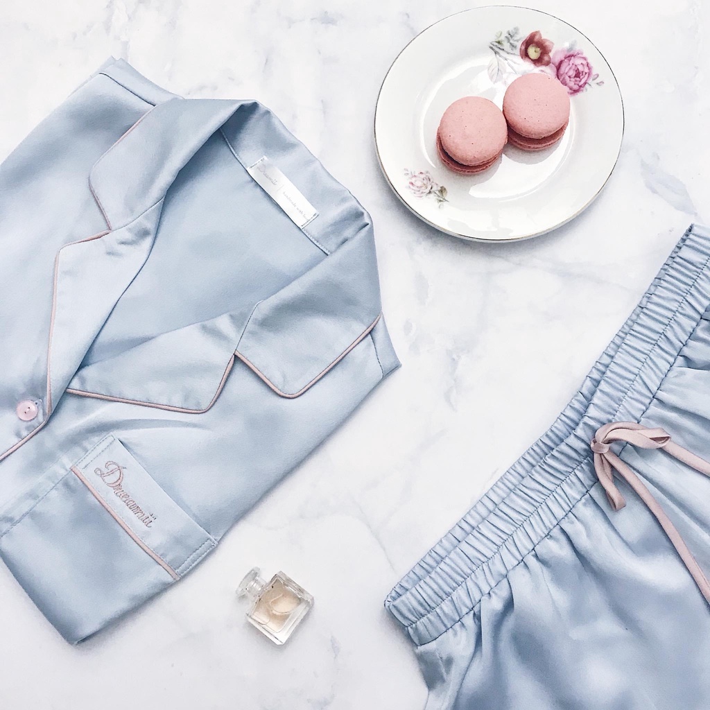 Bộ ngủ nữ cộc tay Classic các màu