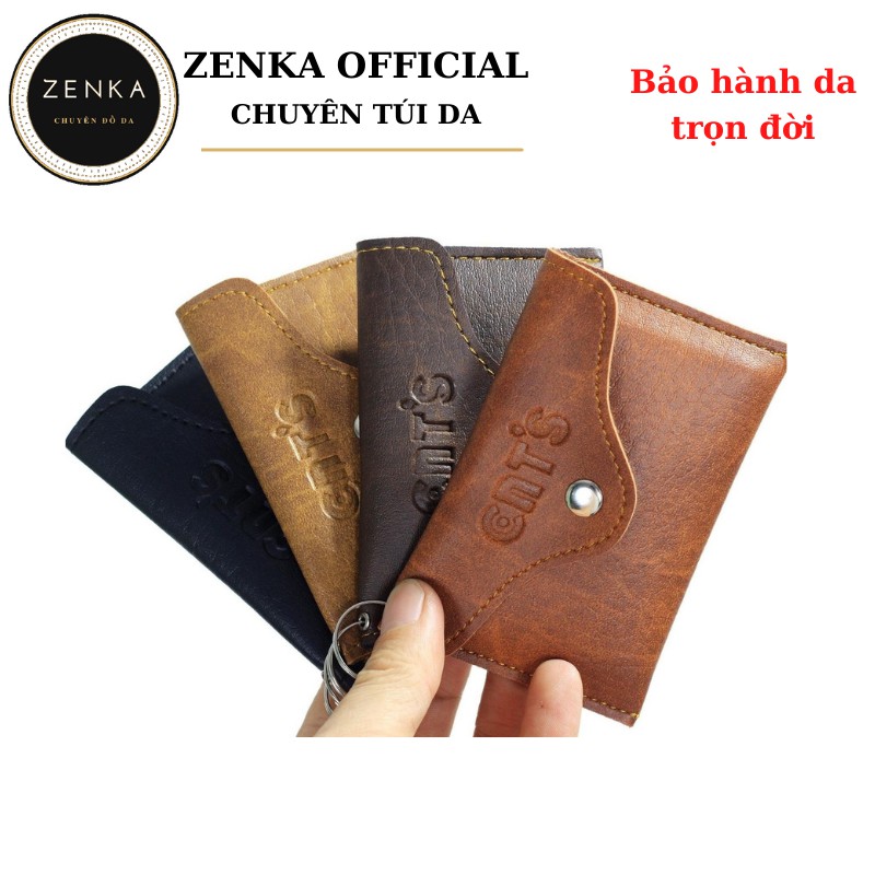 Ví đựng thẻ Zenka đựng card, tiền lẻ, vé gửi xe, làm móc khóa rất tiện dụng và đẹp mắt