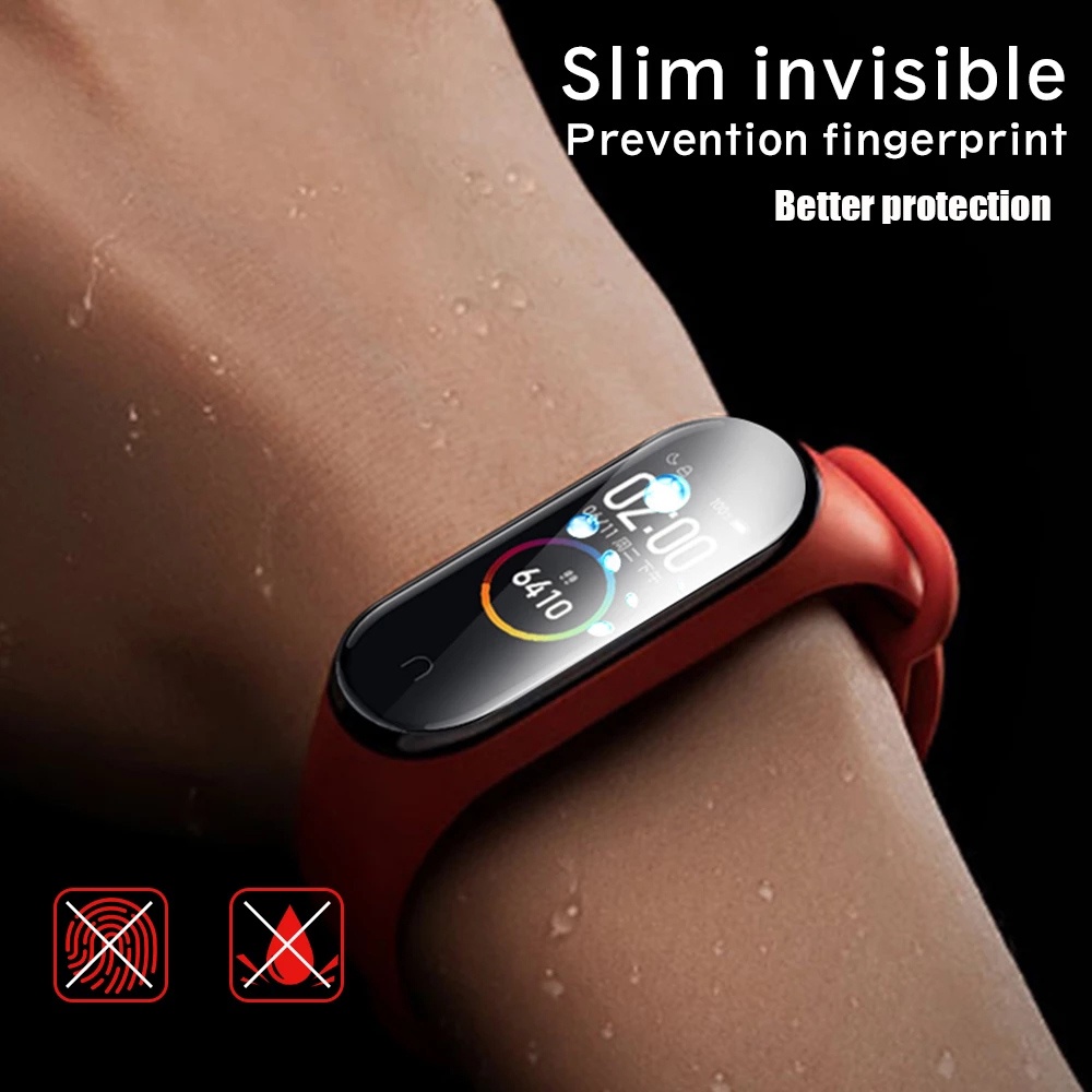 Ốp Bảo Vệ Màn Hình Đồng Hồ Thông Minh Xiaomi Mi Band 7 6 5 4 3