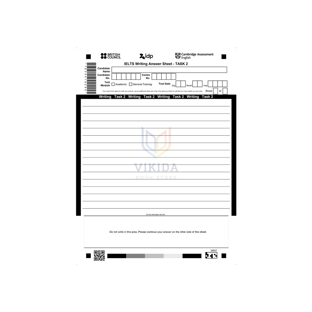 Mua Giấy Điền Đáp Án Luyện Thi Thử IELTS Answer Sheet giá rẻ nhất ...