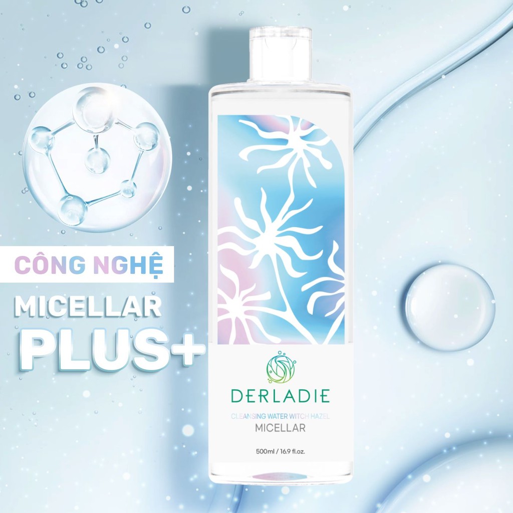 Nước Tẩy Trang Derladie Witch Hazel Cleansing Water (500ml) | BigBuy360 - bigbuy360.vn