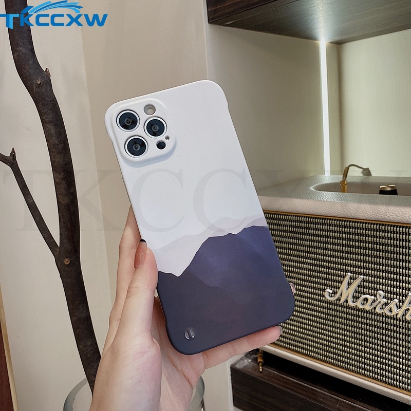 Ốp điện thoại PC cứng siêu mỏng không viền cho Samsung Galaxy S21 S20 Ultra S21 S20 Plus S20 FE Note 20 Ultra Note 10 Pro