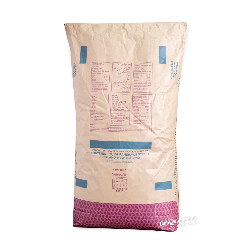 Sữa bột New Zealand NZMP bao 25kg