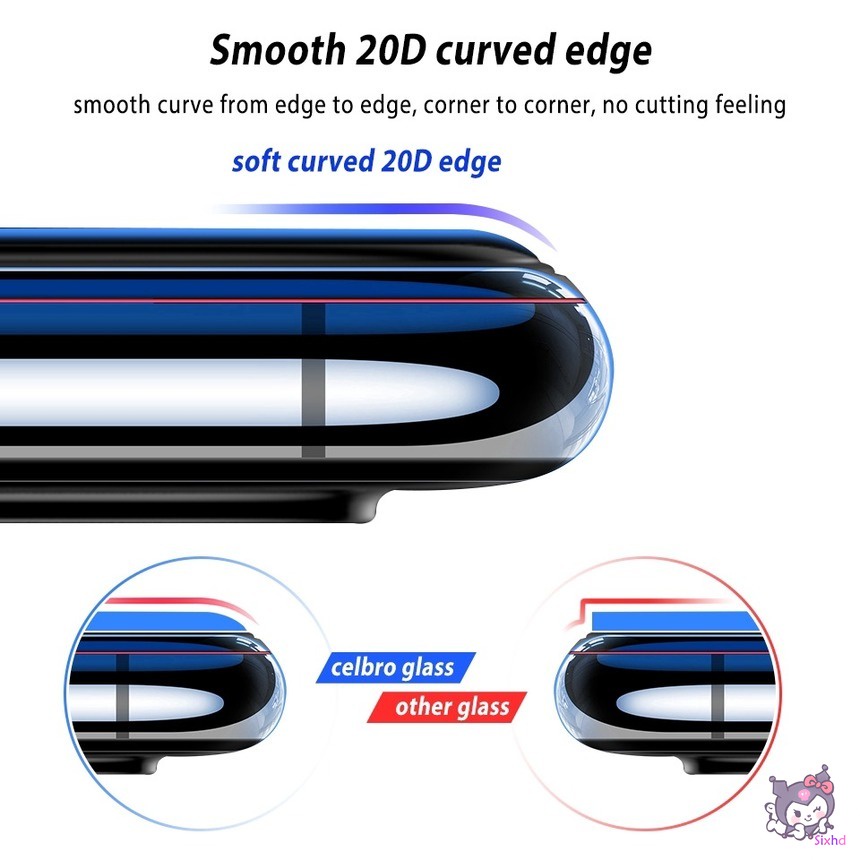 Cường lực full HD 9D thích hợp cho iPhone 6 6s 7 8 PLus SE 2020 14 13 12 Pro MAX XS 11 X Xs XR