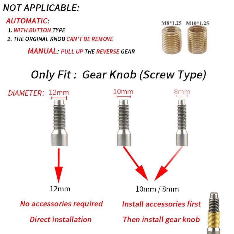 JDM Mèo May Mắn Núm gạt cần số xe hơi Tự Động thủ công cần sang số ô tô Thông Dụng Đầu cần số Ô Tô trang trí Núm gạt cần số xe hơi phụ kiện nội thất ô tô