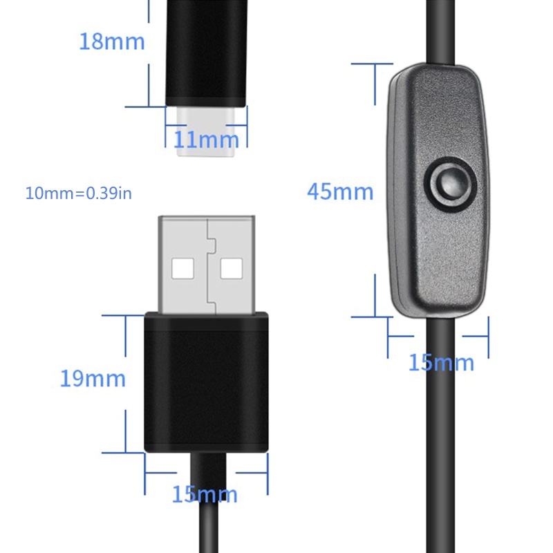 Dây Cáp Sạc USB Loại C Cho Raspberry Pi 4 4B US EU 5V 3A 3000mA