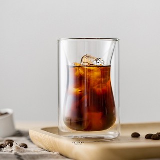 Ly thủy tinh handmade 2 lớp 170ml Cafede Kona