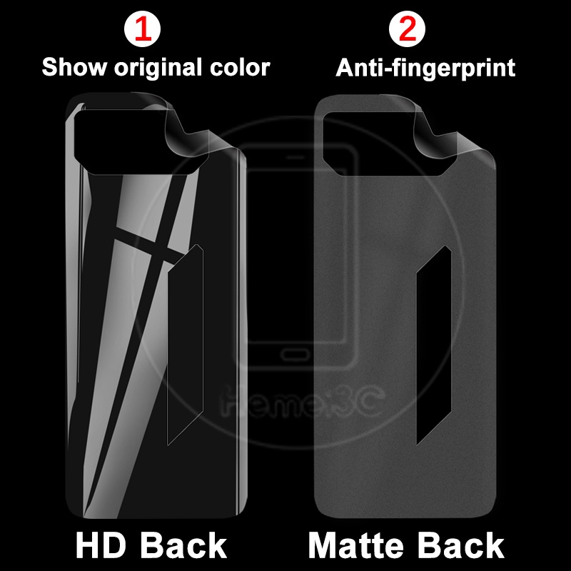 Ốp Điện Thoại Hydrogel Mềm Trong Suốt Bảo Vệ Toàn Diện Cho ASUS ROG Phone 7 6 6D 5 5s ROG7 Pro