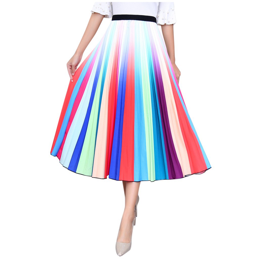 Chân Váy Nữ Lưng Cao Xếp Ly Thời Trang | BigBuy360 - bigbuy360.vn