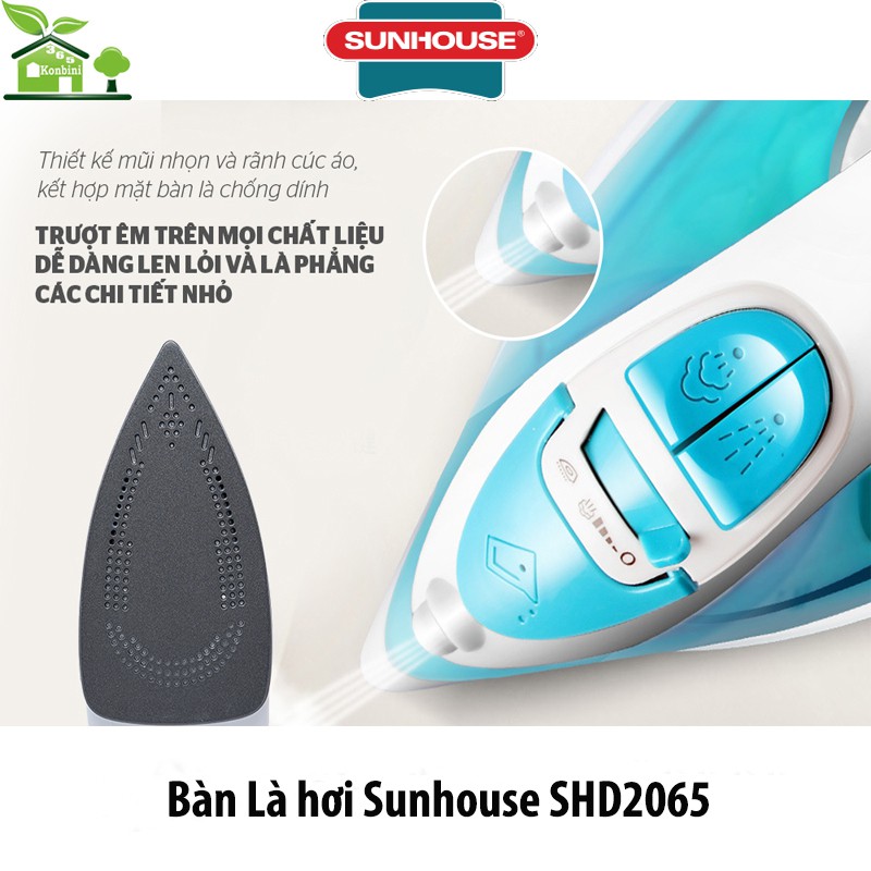 Bàn Là Hơi Nước Tiện Lợi Sunhouse SHD2065