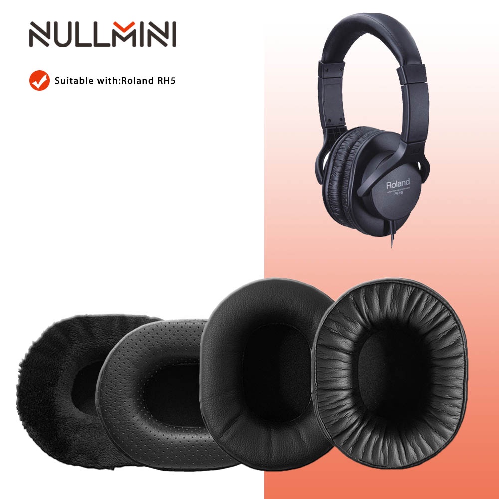 NullMini Tai Nghe Thay Thế Cho Tai Nghe Roland RH5 Memory Foam Dày Da Tay Tai Nghe Earmuff