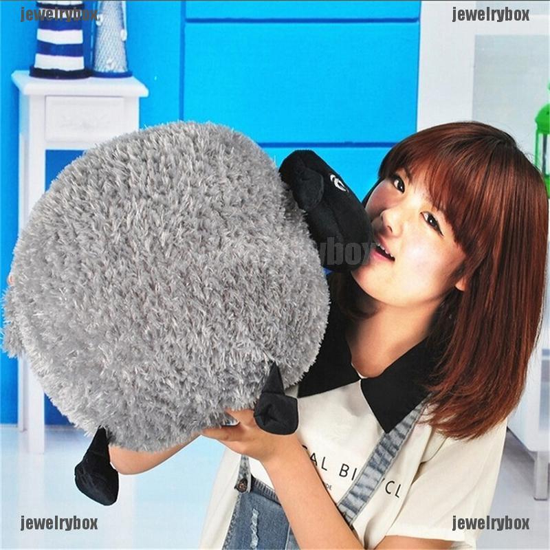 Thú nhồi bông hình cừu màu trắng / xám dễ thương