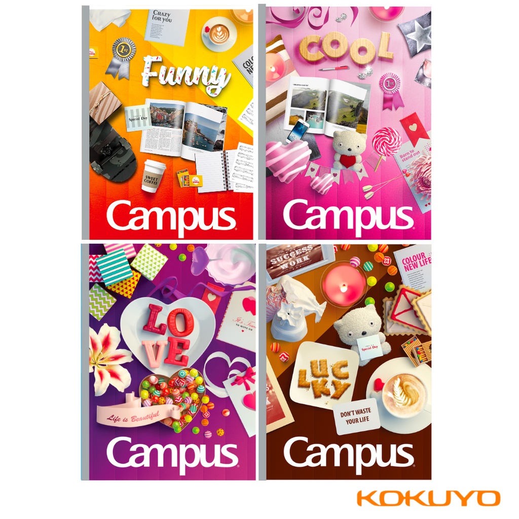 Vở GIFT 120 Trang Khổ B5 Kẻ Ngang Campus