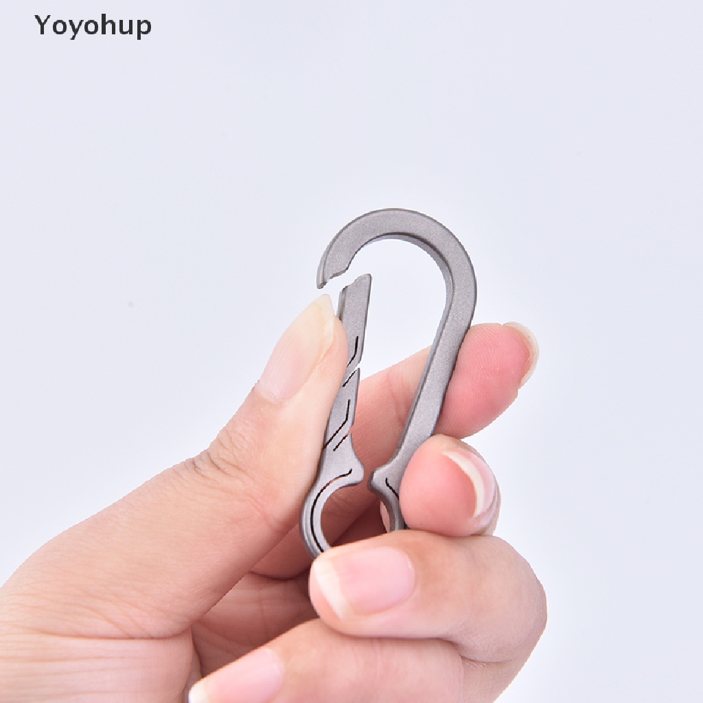 Móc chìa khóa bằng hợp kim titan EDC cao cấp