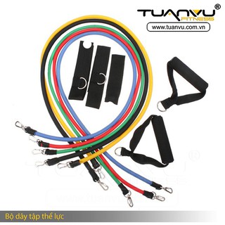 [ Bảo hành 12 tháng ]  bộ dây kéo đàn hồi tập gym cao cấp