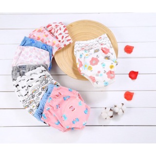 Quần Bỏ Bỉm Xuất hàn cao cấp 6 Lớp Cho Bé Size 80 - 90 - 100 -110