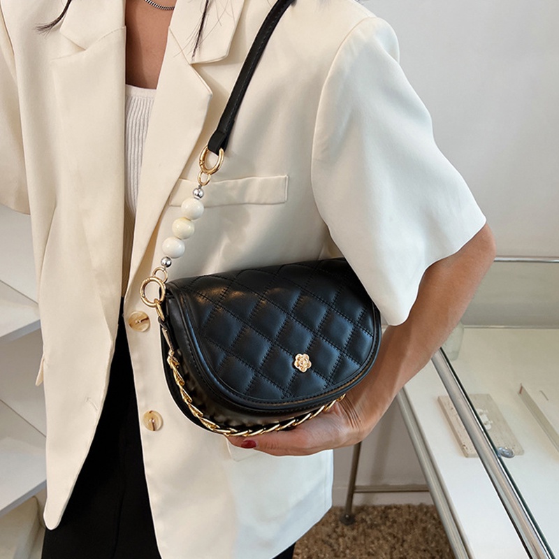 Túi Đeo Vai Đính Ngọc Trai Thời Trang Sang Trọng Cho Nữ