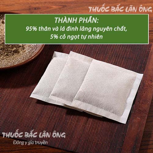 Trà đinh lăng an thần, hỗ trợ ngủ ngon, giảm stress - Thuốc Bắc Lãn Ông