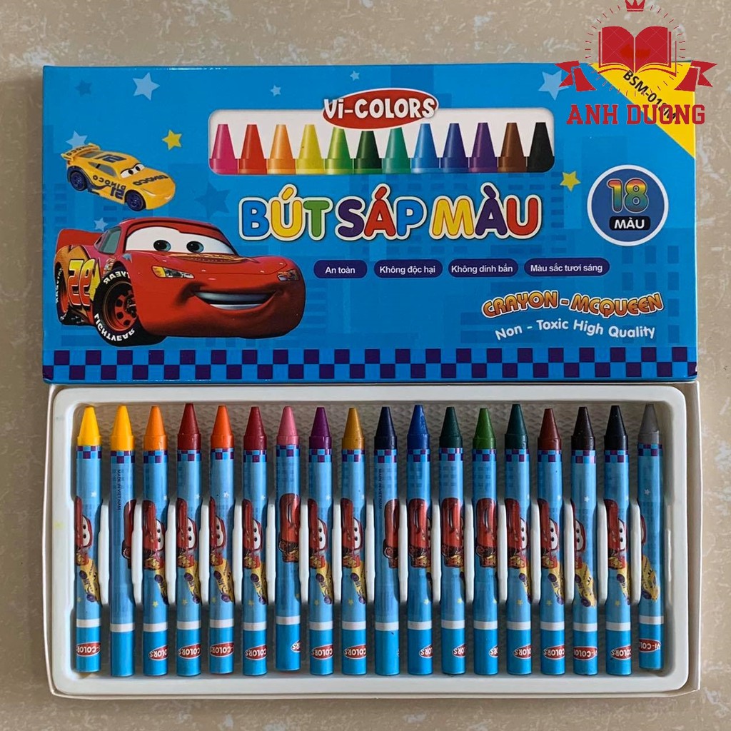 BÚT SÁP 24 MÀU CRAYON- THỎA SỨC SÁNG TẠO