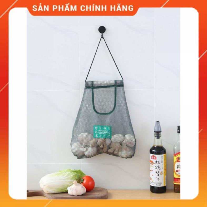 Túi lưới đựng bảo quản hành tỏi, củ quả khô ráo
