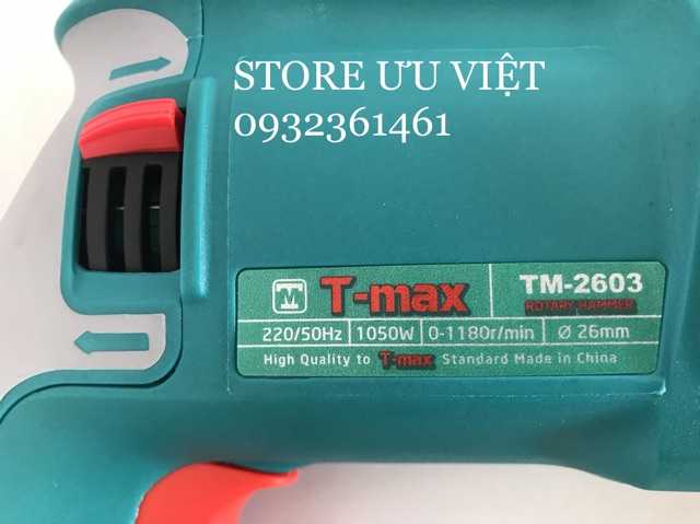 Máy khoan đục bê tông 3 chức năng T-MAX, Model: TM-2603