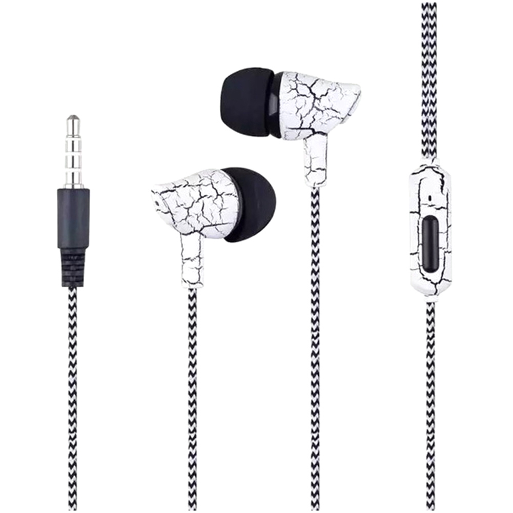 Tai nghe nhét tai dây bện cổng 3.5mm âm thanh sống động