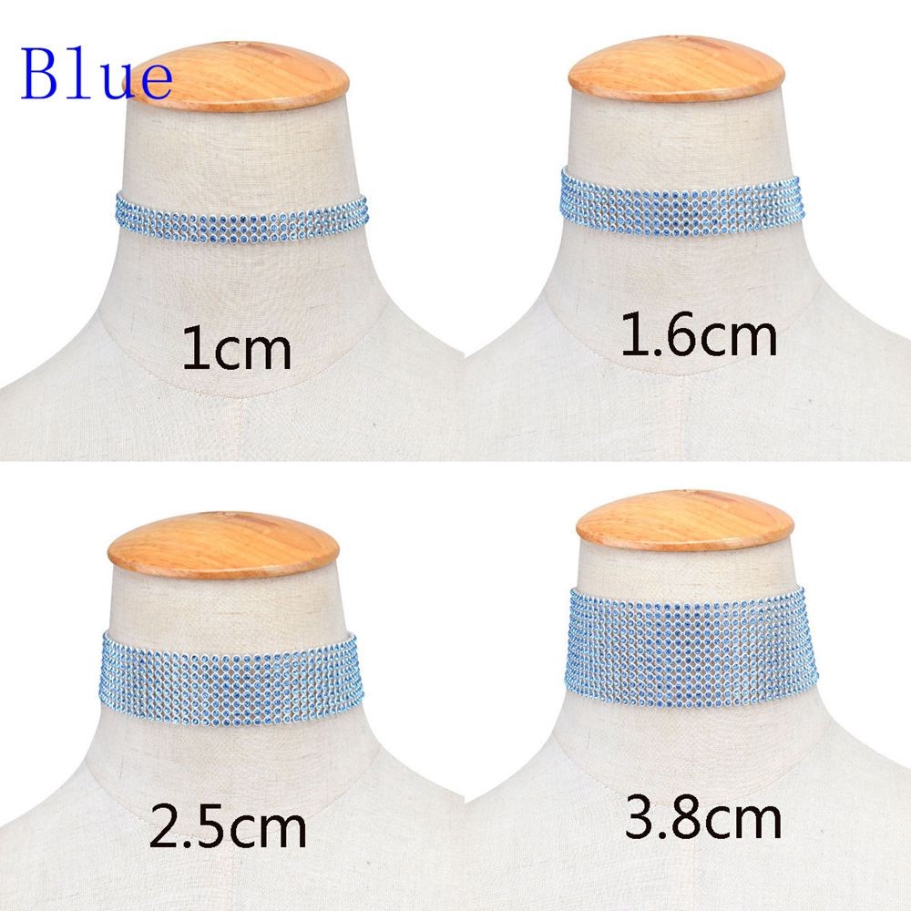 Vòng cổ choker đính đá pha lên nhân tạo lấp lánh sang trọng dành cho nữ | BigBuy360 - bigbuy360.vn