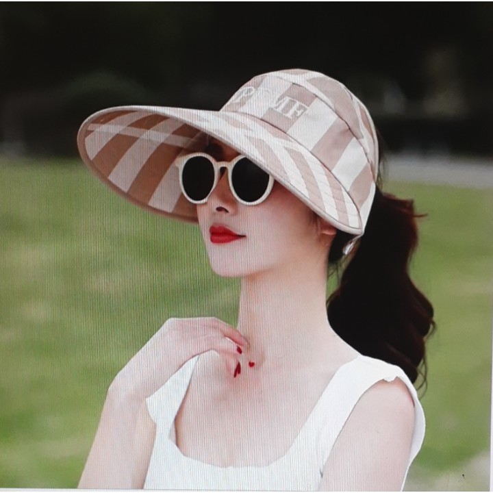 Nón Mũ rộng vành nửa đầu phong cách Hàn Quốc