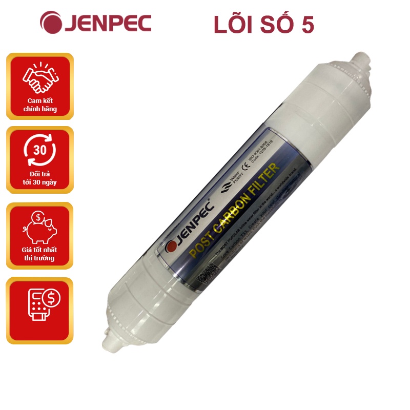 Bộ 4 lõi lọc khoáng lọc nước 5678 Jenpec lắp cho máy lọc nước Jenpec cam kết hàng chính hãng