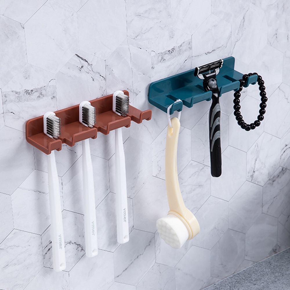 Giá Móc Dán Tường Treo Bàn Chải Đánh Răng Tiện Lợi