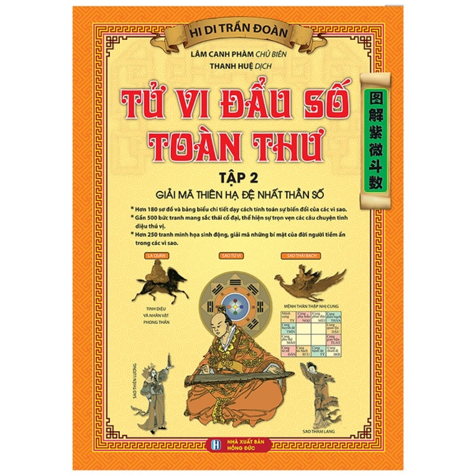 Sách - Tử Vi Đầu Số Toàn Thư - Tập 2 (Giải Mã Thiên Hạ Đệ Nhất Thần Số) Tặng Bookmark