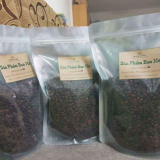 Cà phê hạt rang mộc robusta 500gram