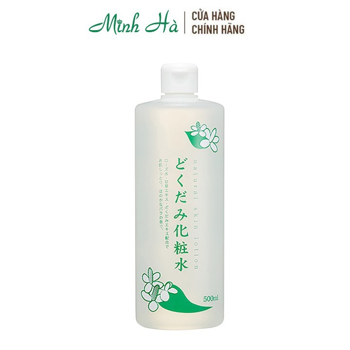 Nước hoa hồng diếp cá Natural Skin Lotion Nhật 500ml dành cho da dầu mụn