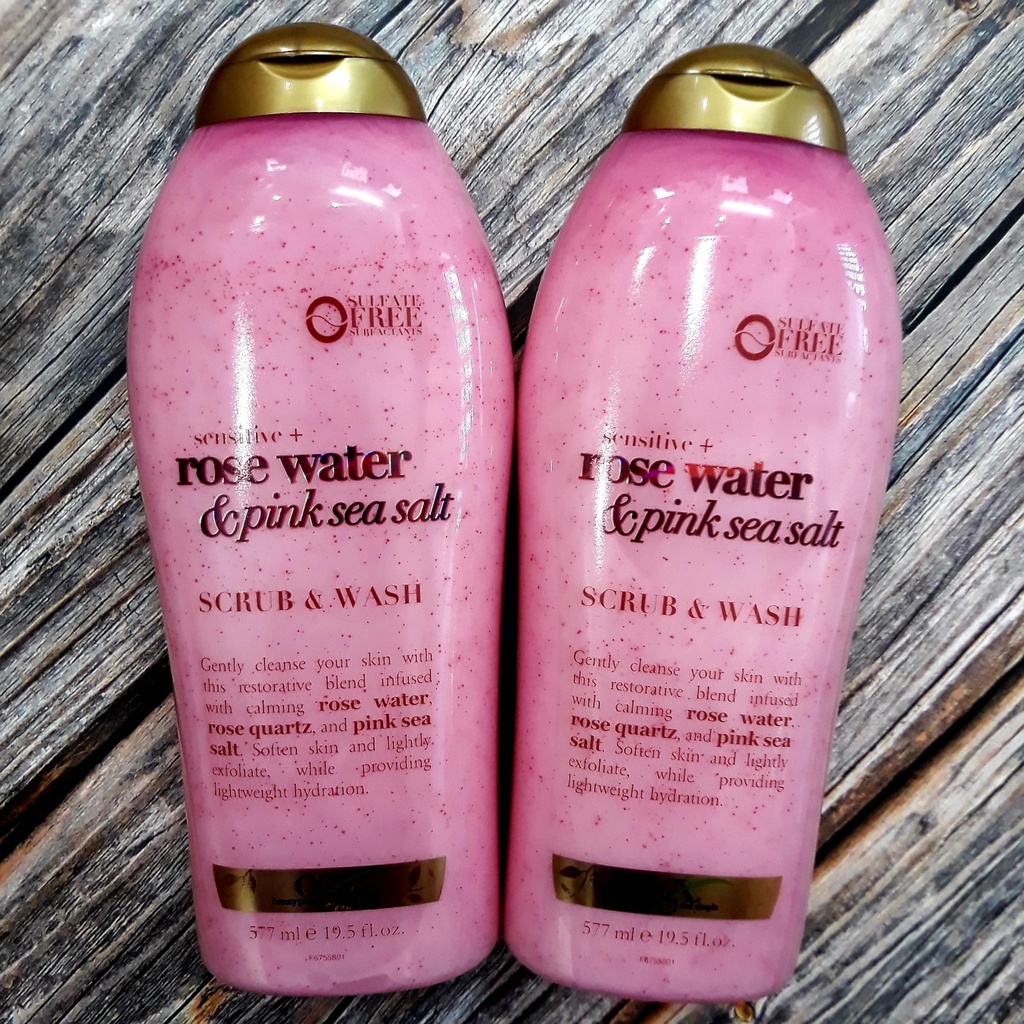 Sữa tắm tẩy tế bào chết dưỡng da OGX  577ml Hàng Mỹ
