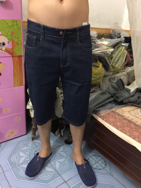 Quần Ngố Bò Nam Trung Niên Chất Mềm Mại Co Giãn Ảnh Thật