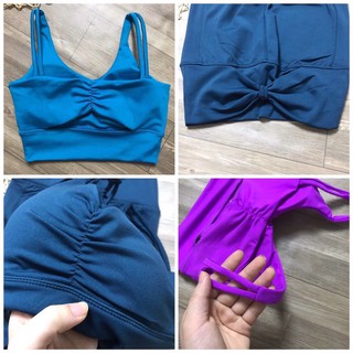 [ Freeship + Tặng kèm mút xịn ] Set Tập Thể Thao Chun Ngực Nơ