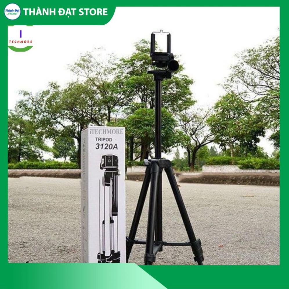 Gậy Chụp Hình Tripod 3120 kèm giá đỡ điện thoại, máy ảnh - Hàng loại 1